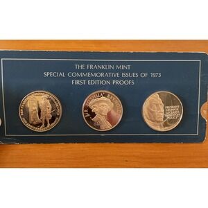 The Franklin Mint Special Commemorative Issues Of 1973 First Edition Proofs NIP